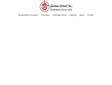 Tablet Screenshot of gourmetservicesinc.com